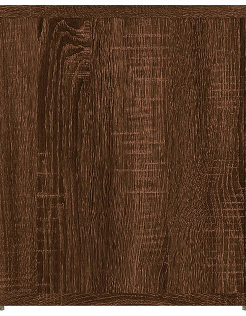 Încărcați imaginea în vizualizatorul Galerie, Comode TV, 2 buc., stejar maro, 80x31,5x36 cm, lemn prelucrat Lando - Lando
