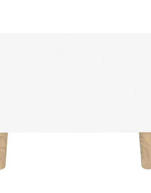 Загрузите изображение в средство просмотра галереи, Masă laterală, alb, 50x46x35 cm, lemn compozit Lando - Lando
