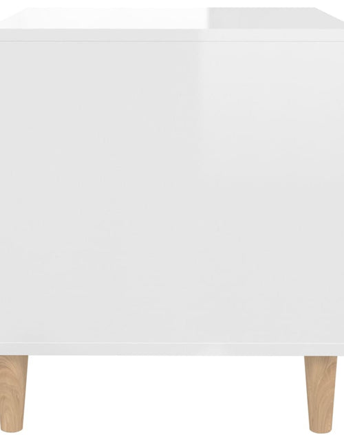 Загрузите изображение в средство просмотра галереи, Noptieră, alb extralucios, 50x46x50 cm, lemn prelucrat - Lando
