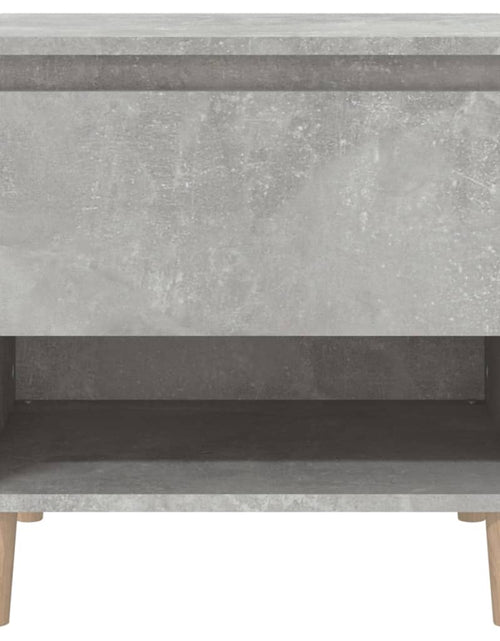 Загрузите изображение в средство просмотра галереи, Noptiere, 2 buc., gri beton, 50x46x50 cm, lemn prelucrat - Lando
