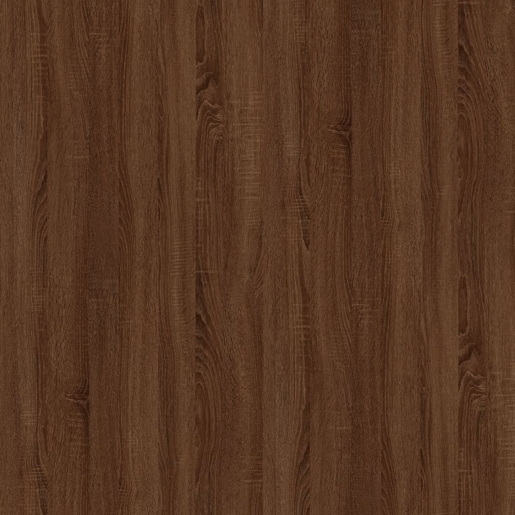 Noptieră, 2 buc., stejar maro, 50x46x50 cm, lemn prelucrat - Lando