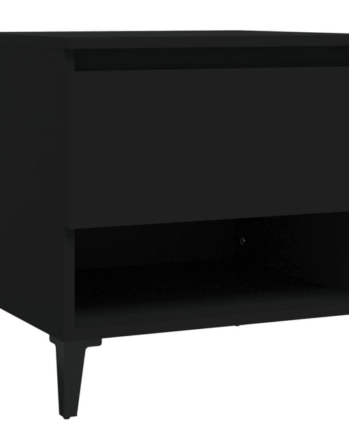 Încărcați imaginea în vizualizatorul Galerie, Mese laterale, 2 buc., negru, 50x46x50 cm, lemn compozit Lando
