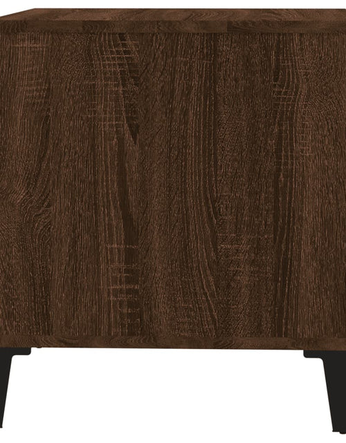 Încărcați imaginea în vizualizatorul Galerie, Masă laterală, stejar maro, 50x46x50 cm, lemn compozit Lando - Lando
