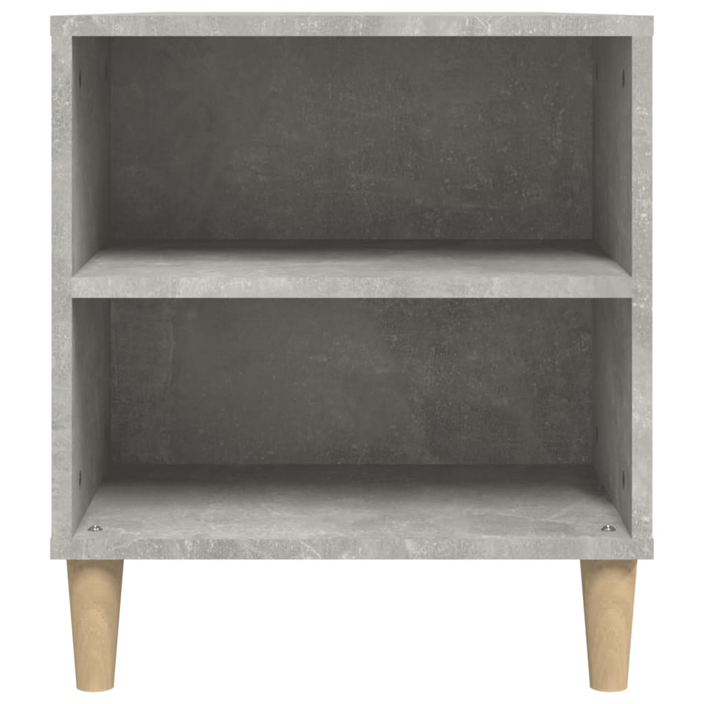 Comodă TV, gri beton, 102x44,5x50 cm, lemn prelucrat Lando - Lando