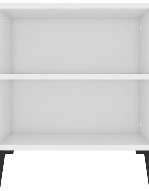Încărcați imaginea în vizualizatorul Galerie, Comodă TV, alb, 102x44,5x50 cm, lemn prelucrat Lando - Lando

