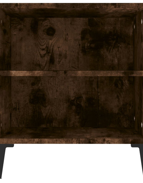 Загрузите изображение в средство просмотра галереи, Comodă TV, stejar fumuriu, 102x44,5x50 cm, lemn prelucrat Lando - Lando

