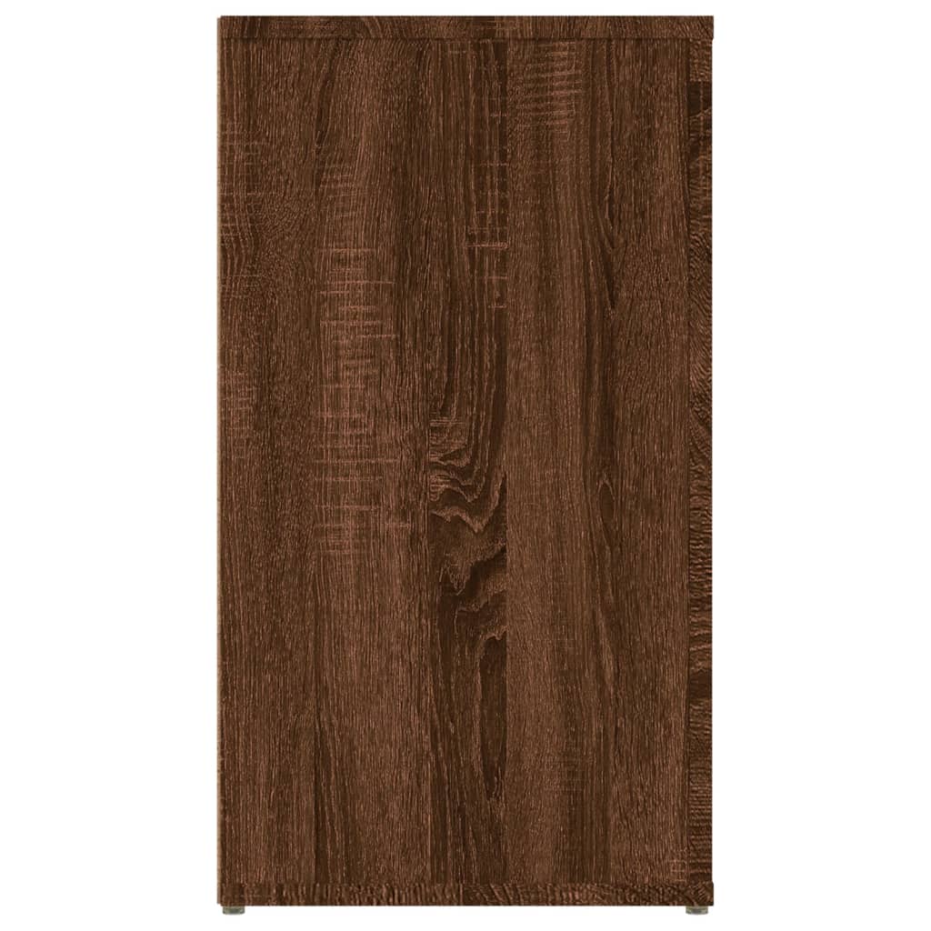 Servantă, stejar maro, 100x33x59,5 cm, lemn compozit Lando - Lando