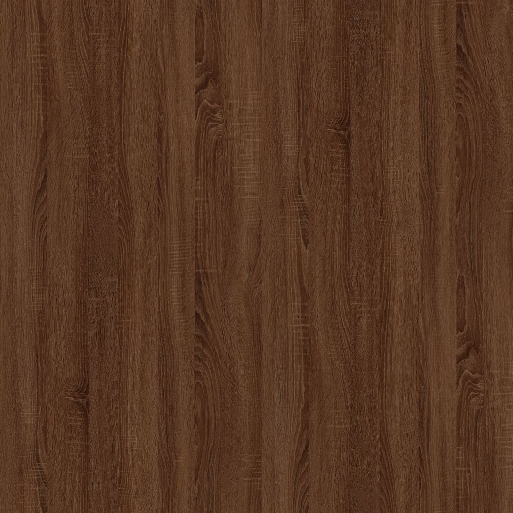 Servantă, stejar maro, 100x30x59,5 cm, lemn compozit Lando - Lando