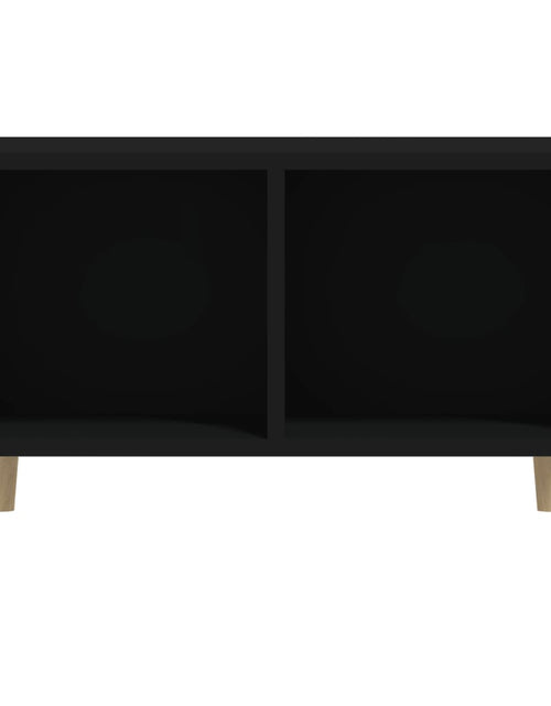 Загрузите изображение в средство просмотра галереи, Măsuță de cafea, negru, 60x50x36,5 cm, lemn compozit Lando - Lando
