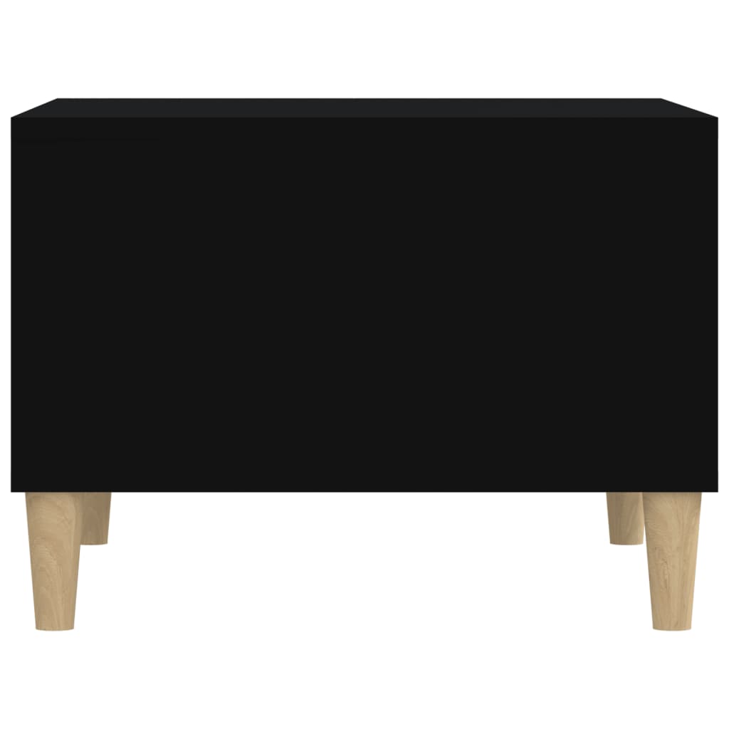 Măsuță de cafea, negru, 60x50x36,5 cm, lemn compozit Lando - Lando