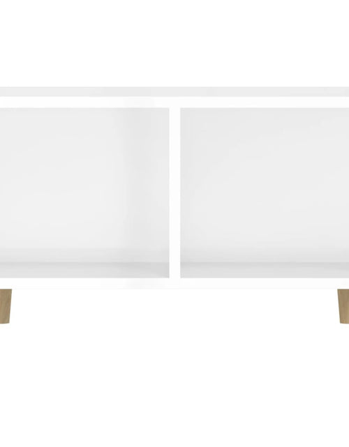Încărcați imaginea în vizualizatorul Galerie, Măsuță de cafea, alb extralucios, 60x50x36,5 cm, lemn compozit Lando - Lando
