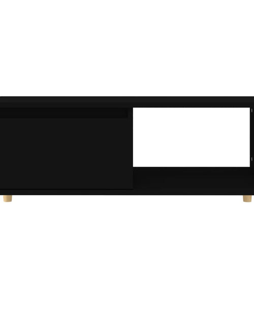 Загрузите изображение в средство просмотра галереи, Măsuță de cafea, negru, 90x50x36,5 cm, lemn compozit Lando - Lando

