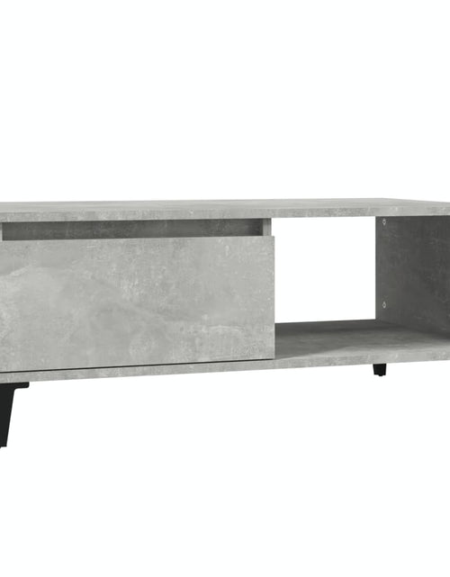 Încărcați imaginea în vizualizatorul Galerie, Măsuță de cafea, gri beton, 90x50x36,5 cm, lemn prelucrat Lando - Lando
