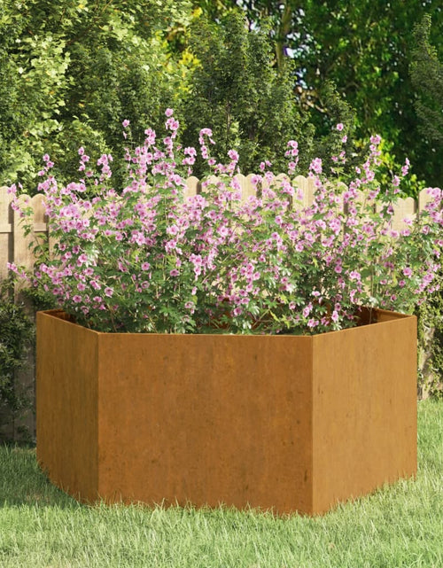 Încărcați imaginea în vizualizatorul Galerie, Jardinieră, ruginiu, 90x90x45 cm, oțel corten - Lando
