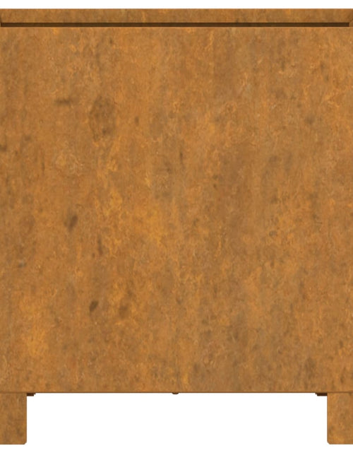 Загрузите изображение в средство просмотра галереи, Jardinieră cu picioare, ruginiu, 32x30x33 cm, oțel corten Lando - Lando
