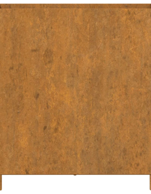Încărcați imaginea în vizualizatorul Galerie, Jardinieră cu picioare, ruginiu, 49x47x50 cm, oțel corten - Lando
