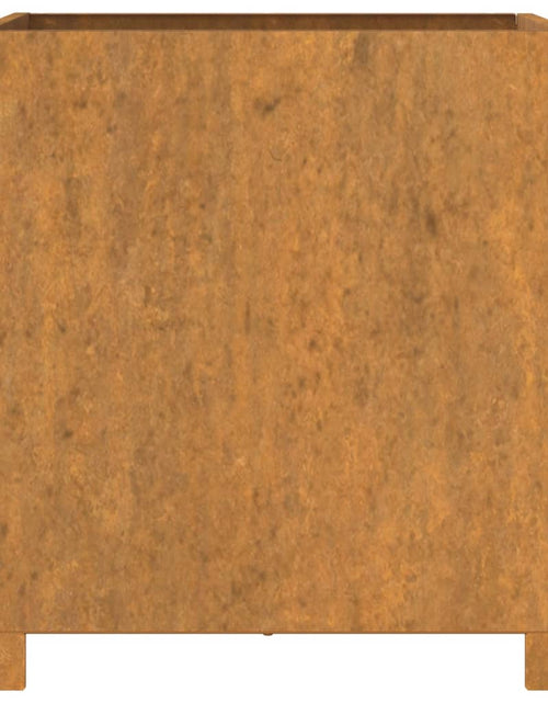 Загрузите изображение в средство просмотра галереи, Jardinieră cu picioare, ruginiu, 49x47x50 cm, oțel corten - Lando
