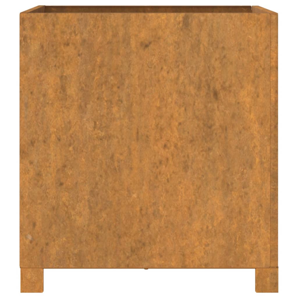 Jardiniere cu picioare 2 buc. ruginiu 49x47x50 cm oțel corten Lando - Lando