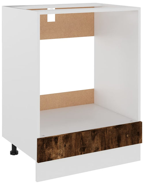 Загрузите изображение в средство просмотра галереи, Dulap pentru cuptor stejar fumuriu 60x46x81,5 cm lemn compozit - Lando
