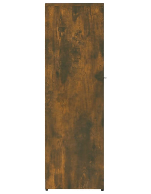 Încărcați imaginea în vizualizatorul Galerie, Dulap de baie, stejar fumuriu, 30x30x95 cm, lemn prelucrat - Lando
