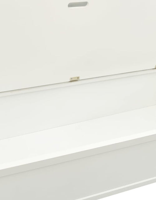 Загрузите изображение в средство просмотра галереи, Bancă, alb, 107x45x75,5 cm, lemn masiv de brad - Lando
