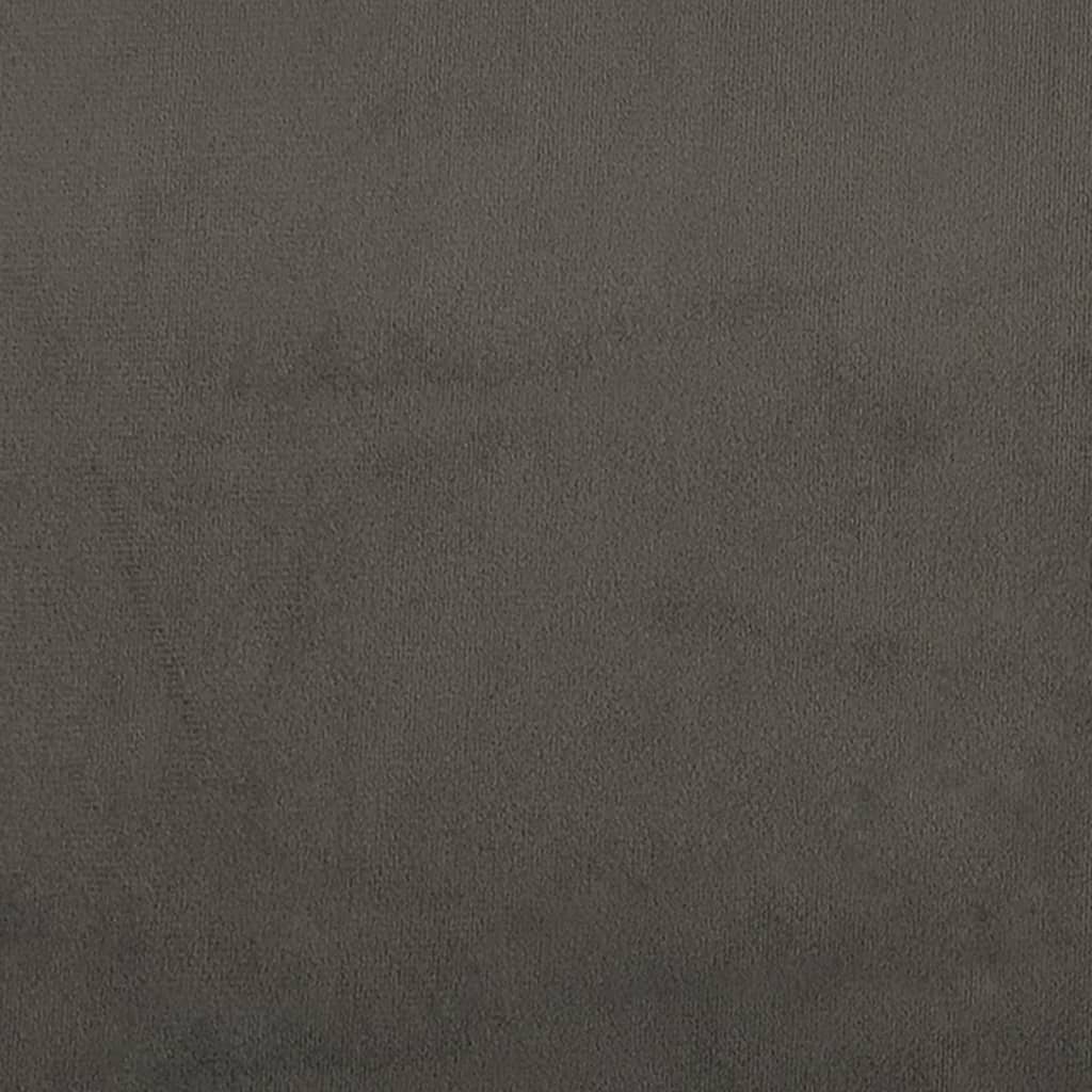 Fotoliu, gri închis, 63x76x80 cm, catifea - Lando