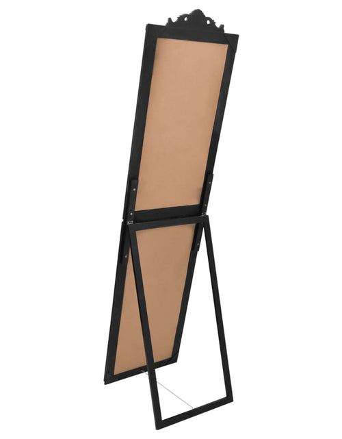 Încărcați imaginea în vizualizatorul Galerie, Oglindă de sine stătătoare, negru, 40x160 cm Lando - Lando
