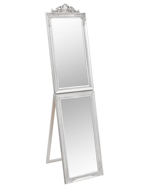 Încărcați imaginea în vizualizatorul Galerie, Oglindă de sine stătătoare, argintiu, 45x180 cm Lando - Lando
