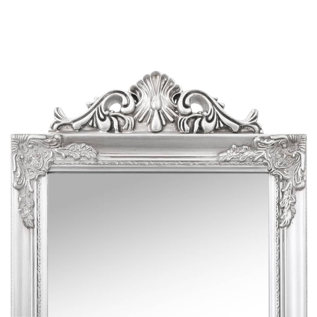 Oglindă de sine stătătoare, argintiu, 45x180 cm Lando - Lando
