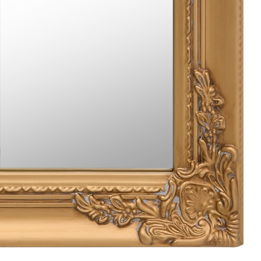 Oglindă de sine stătătoare, auriu, 50x200 cm Lando - Lando