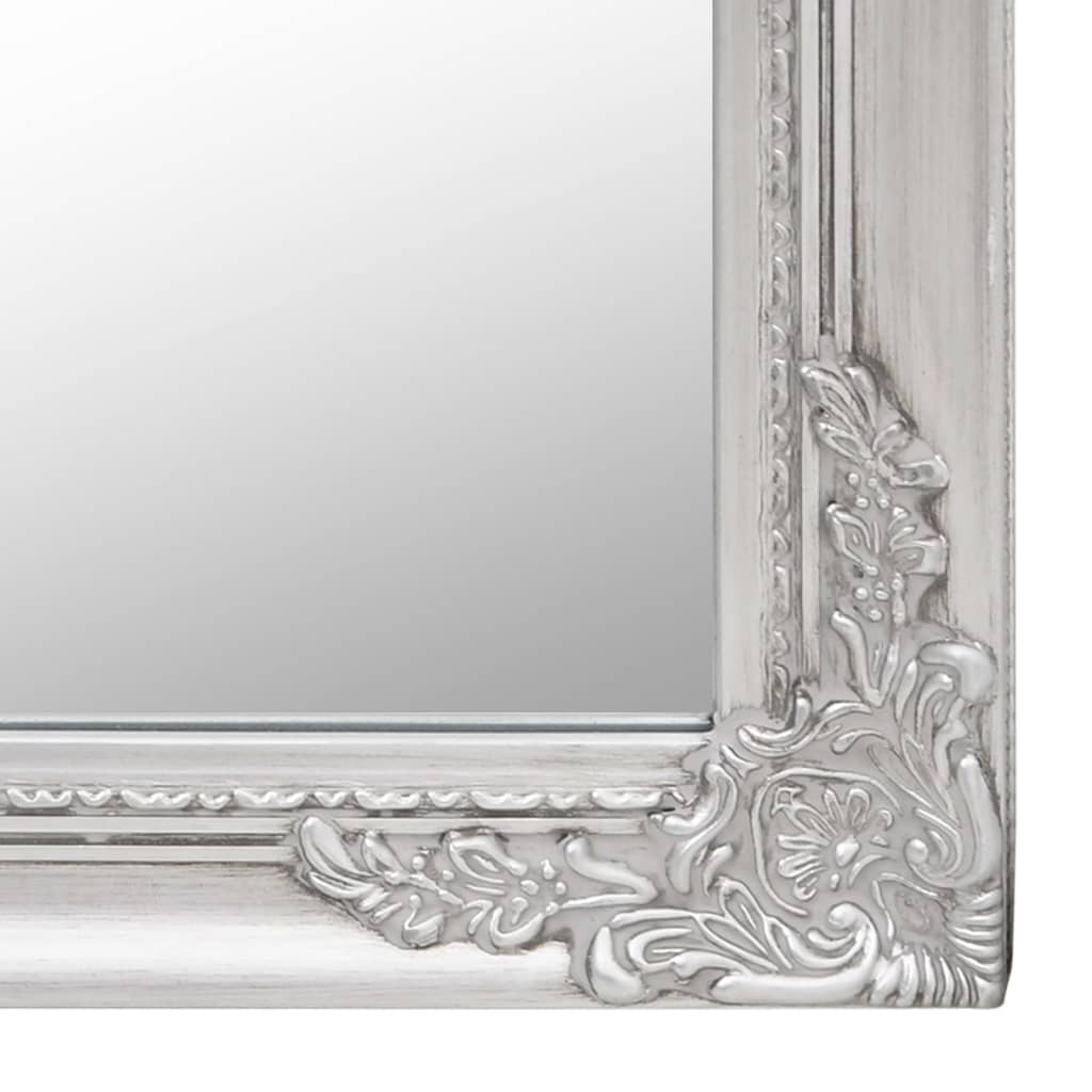 Oglindă de sine stătătoare, argintiu, 50x200 cm Lando - Lando