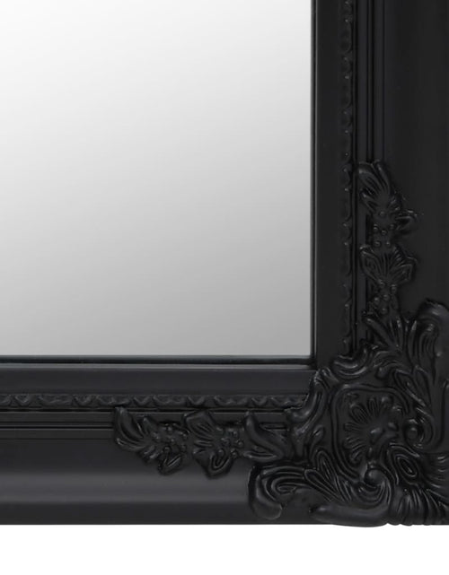 Încărcați imaginea în vizualizatorul Galerie, Oglindă de sine stătătoare, negru, 50x200 cm Lando - Lando
