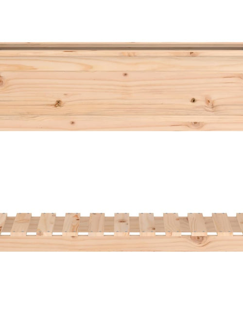 Загрузите изображение в средство просмотра галереи, Jardinieră cu raft, 111,5x34,5x81 cm, lemn masiv de pin - Lando
