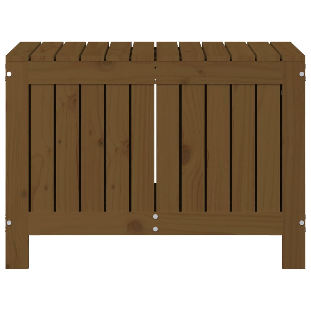 Cutie depozitare grădină, maro miere, 76x42,5x54 cm, lemn pin - Lando