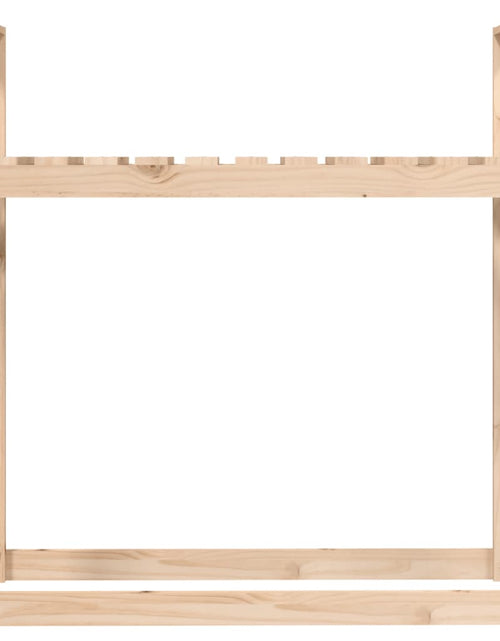 Încărcați imaginea în vizualizatorul Galerie, Rastel pentru lemne de foc, 110x35x108,5 cm, lemn masiv de pin Lando - Lando
