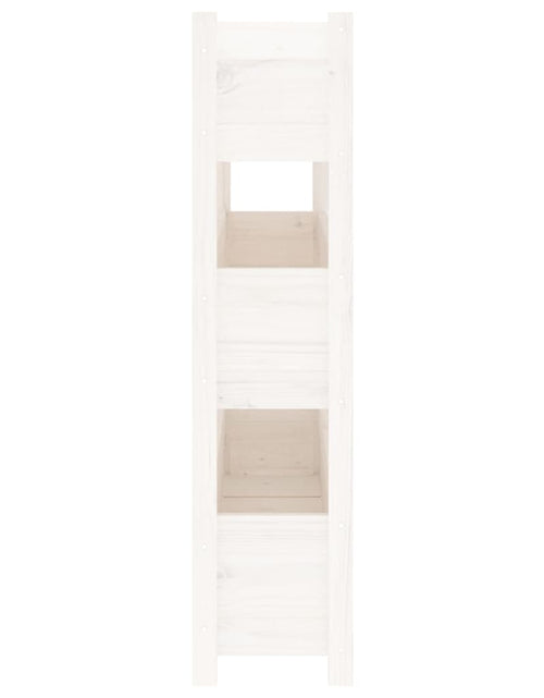 Загрузите изображение в средство просмотра галереи, Jardinieră, alb, 112x25x104,5 cm, lemn masiv de pin Lando - Lando
