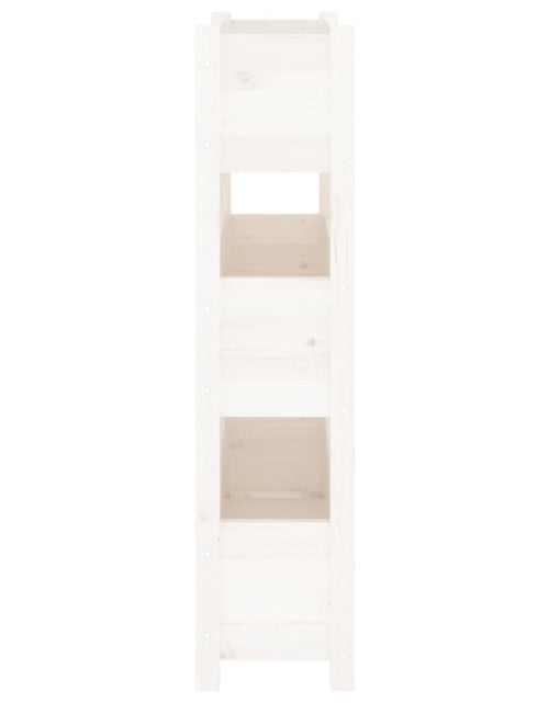 Загрузите изображение в средство просмотра галереи, Jardinieră, alb, 77 x 25 x 104,5 cm, lemn masiv de pin Lando - Lando
