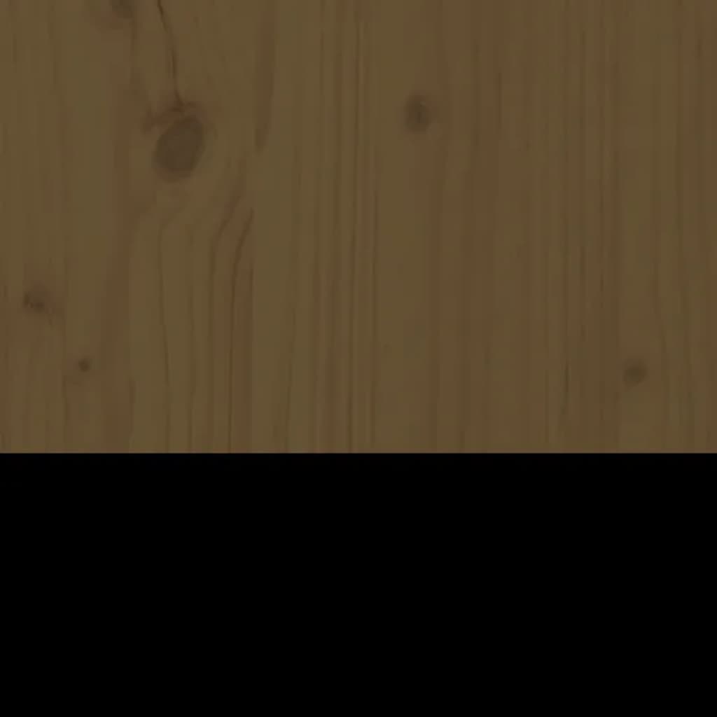 Jardinieră, maro miere, 77x25x66 cm, lemn masiv de pin Lando - Lando