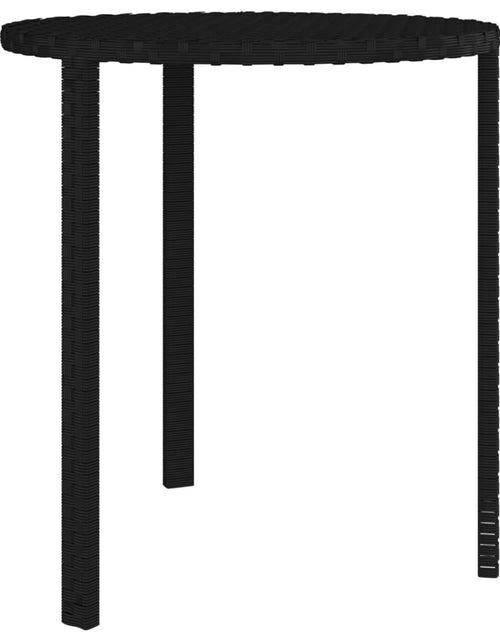 Încărcați imaginea în vizualizatorul Galerie, Mese laterale, 3 buc, negru, poliratan Lando - Lando
