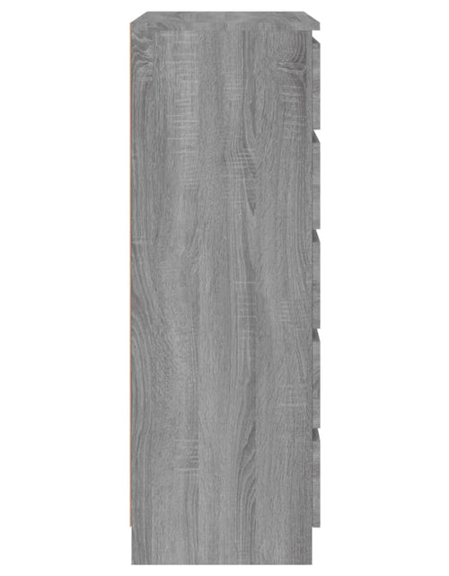 Încărcați imaginea în vizualizatorul Galerie, Dulap cu sertar, gri sonoma, 60x36x103 cm, lemn prelucrat - Lando
