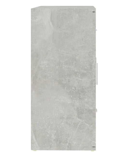 Încărcați imaginea în vizualizatorul Galerie, Servantă, gri beton, 91x29,5x65 cm, lemn prelucrat Lando - Lando
