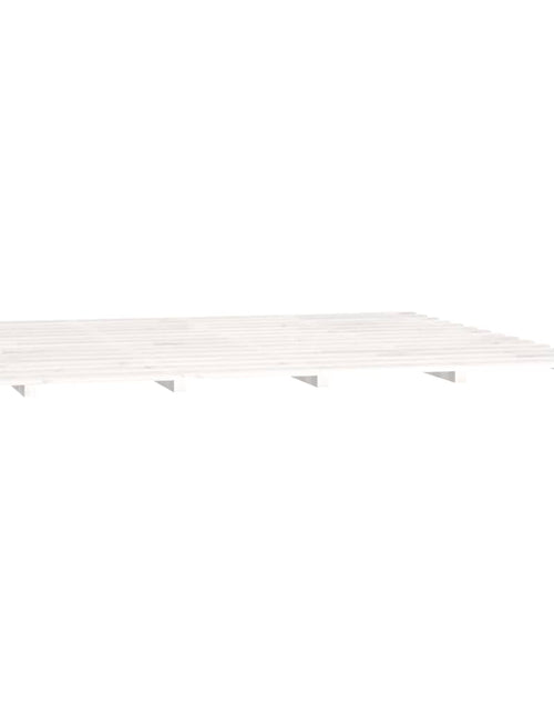 Încărcați imaginea în vizualizatorul Galerie, Cadru pat, alb, 180x200 cm, lemn masiv de pin - Lando
