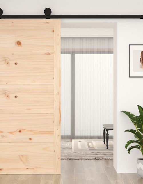 Încărcați imaginea în vizualizatorul Galerie, Ușă de hambar, 90x1,8x204,5 cm, lemn masiv de pin - Lando
