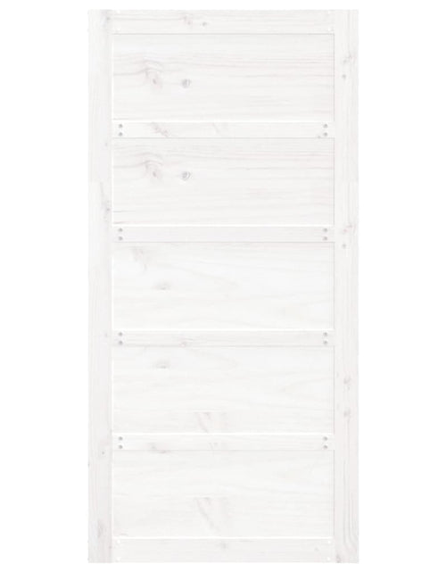 Încărcați imaginea în vizualizatorul Galerie, Ușă de hambar, alb, 100x1,8x204,5 cm, lemn masiv de pin - Lando
