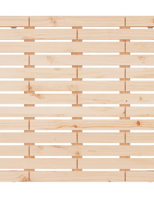 Загрузите изображение в средство просмотра галереи, Tăblie de pat pentru perete, 106x3x91,5 cm, lemn masiv de pin - Lando
