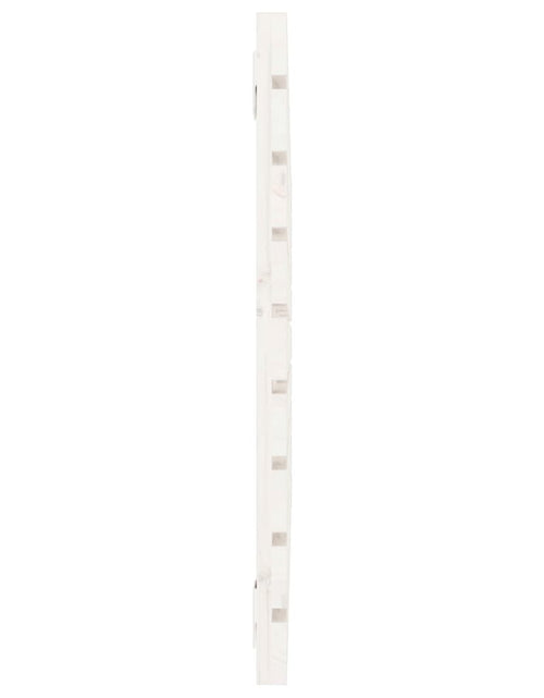Încărcați imaginea în vizualizatorul Galerie, Tăblie de pat pentru perete, alb, 96x3x63 cm, lemn masiv pin - Lando
