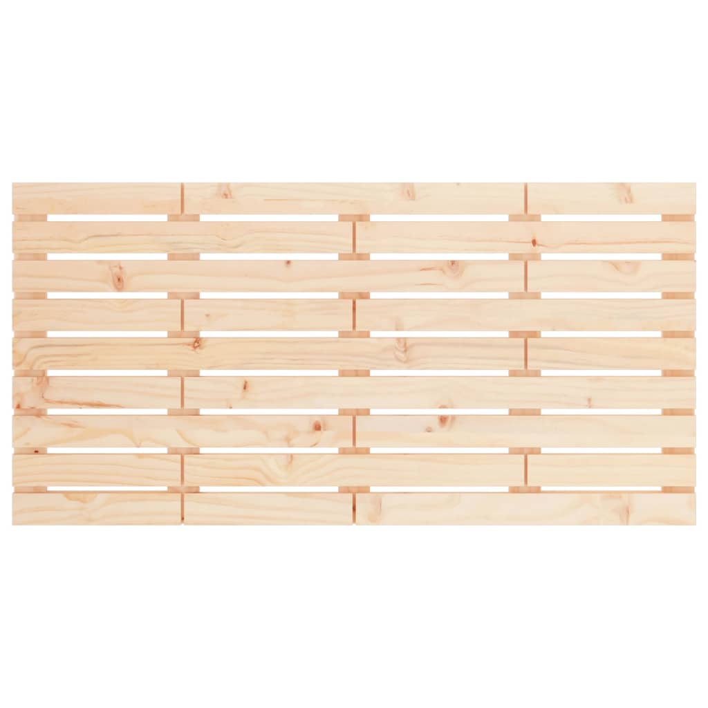 Tăblie de pat pentru perete, 126x3x63 cm, lemn masiv de pin - Lando