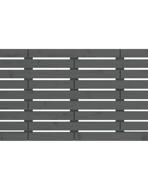 Загрузите изображение в средство просмотра галереи, Tăblie de pat pentru perete, gri, 156x3x63 cm, lemn masiv pin - Lando
