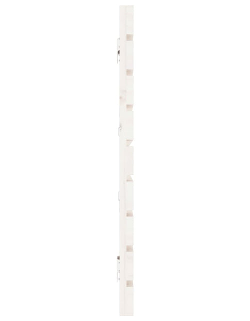 Încărcați imaginea în vizualizatorul Galerie, Tăblie de pat pentru perete, alb, 166x3x63 cm, lemn masiv pin - Lando
