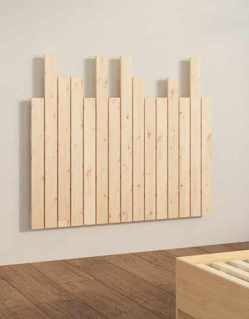 Încărcați imaginea în vizualizatorul Galerie, Tăblie de pat pentru perete, 95,5x3x80 cm, lemn masiv de pin - Lando

